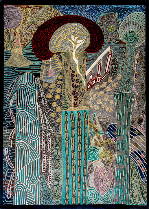 图画,  47.2x39.4 in 