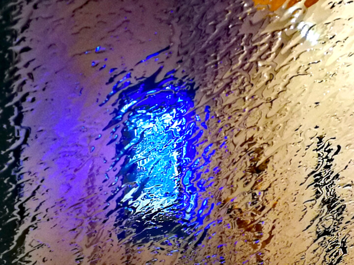 Blue eletric thunderstorm 摄影, 19.7x29.5 in