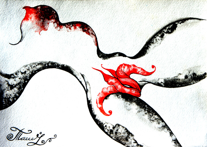 绘画,  8.3x11.8 in 