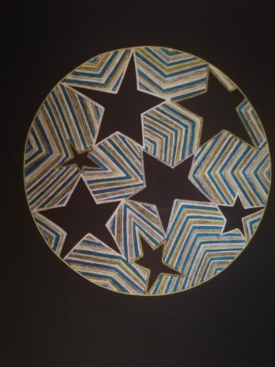 Stars 图画, 16.5x11.7 in