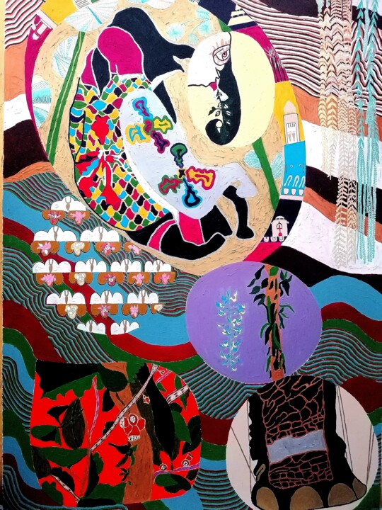 绘画,  29.5x43.3 in 