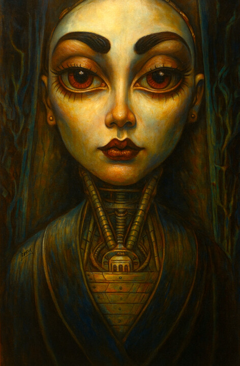Painting,  21.3x14.2 in 