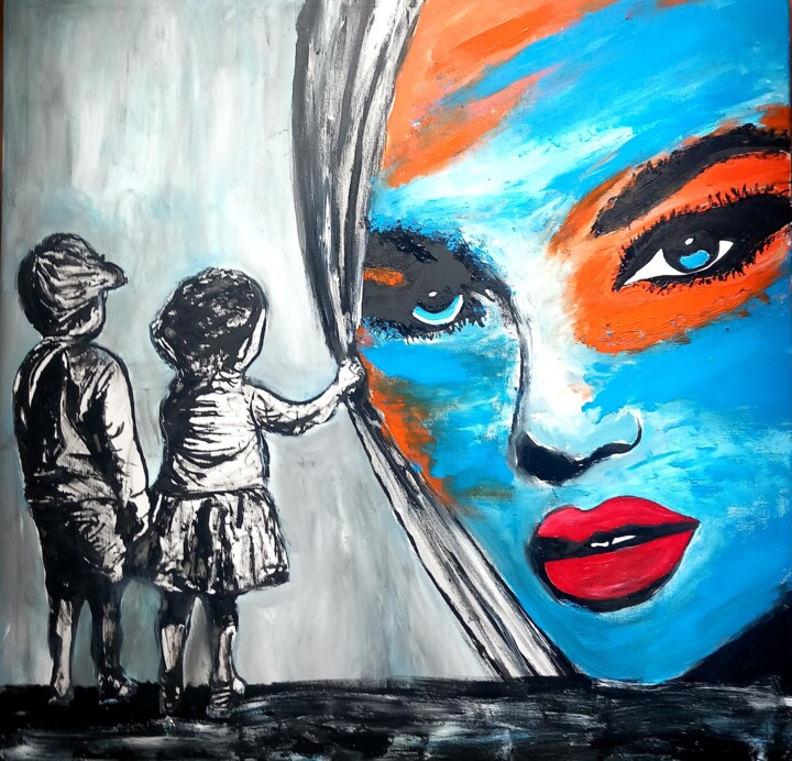 Farben Painting, 31.5x31.5 in
