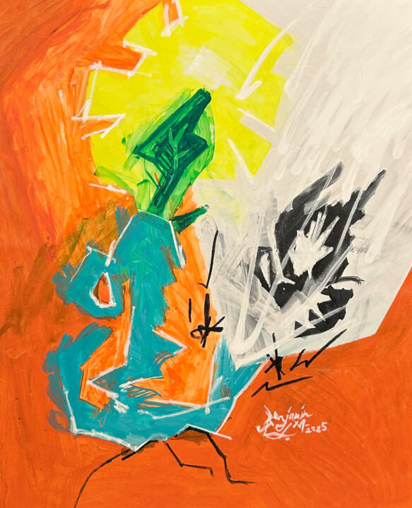 Release Hope With Miracle Belief 绘画, 50x40 in
