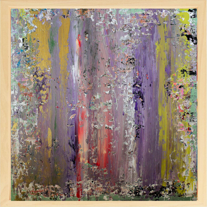 Painting titled "Journey of the spir…" by Geert Lemmers, Original Artwork, Acrylic Mounted on Wood Panel
