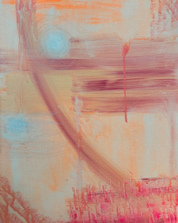 Painting titled "Lazy" by Luisa Johanna Margarete Milz, Original Artwork, Acrylic