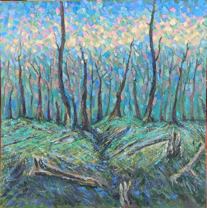 Bosque de Kyiv en primavera de 2022