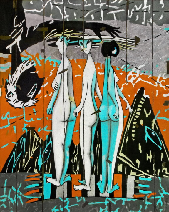 绘画,  39.4x31.5 in 