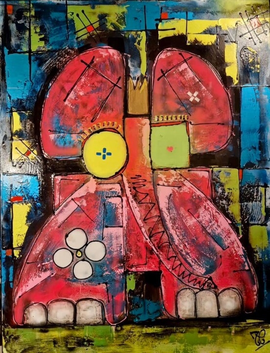 绘画,  45.7x35 in 