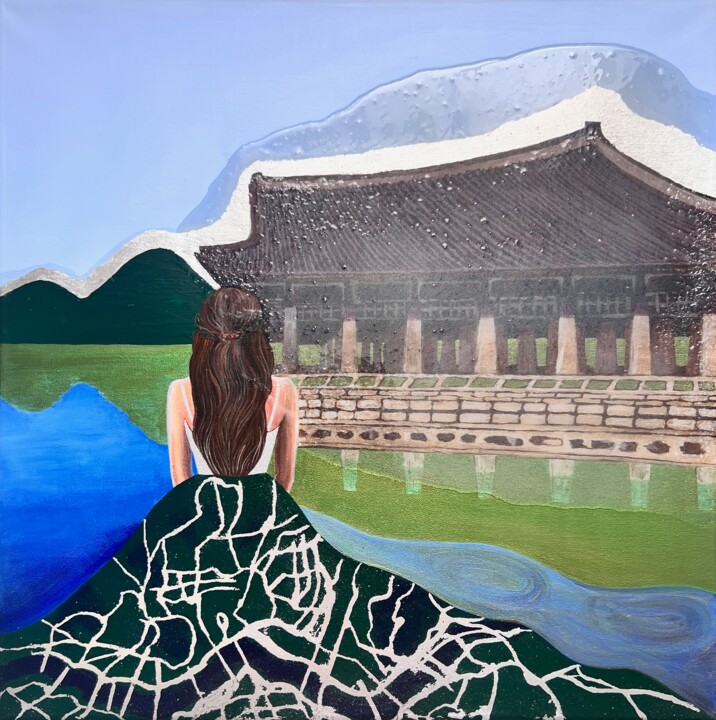Chapter 7: South Korea. Seoul Schilderij, 23,6x31,5 in