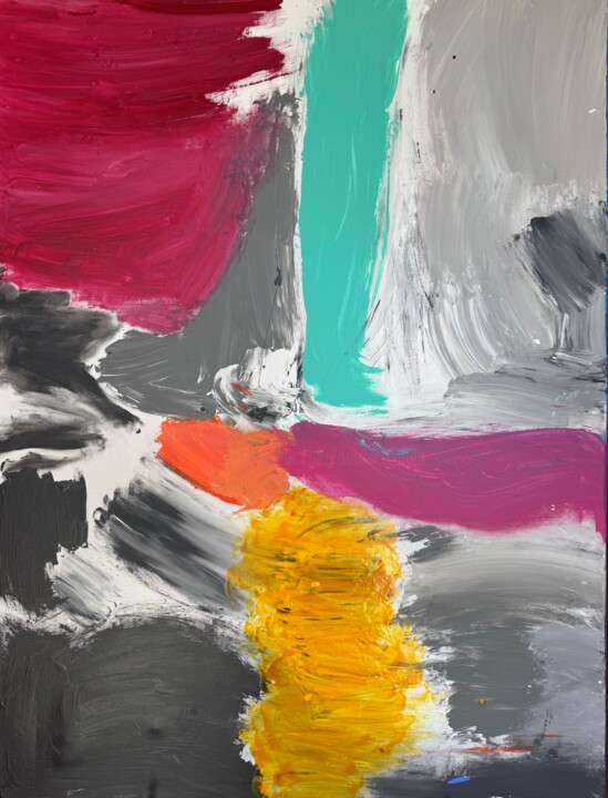 Coloring the Grey (II) Pittura, 40x30 in