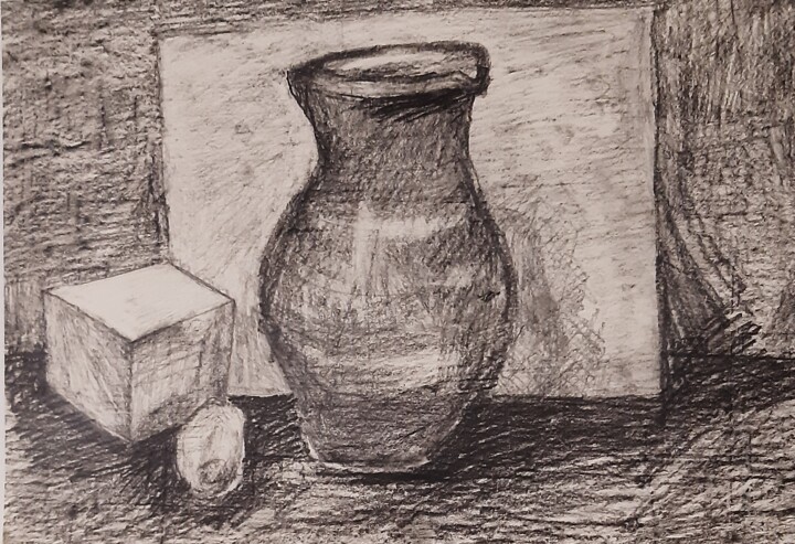 绘画,  7.9x3.9 in 