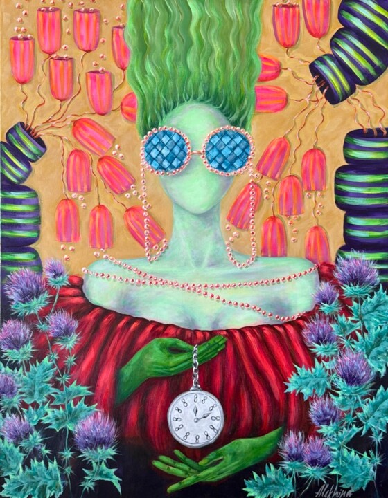 Beyond Time Malarstwo, 35,4x27,6 in