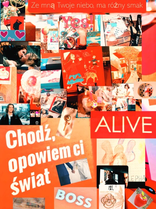 LOVE LIFE Collages, 16,5x11,7 in