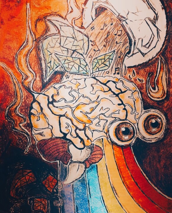 绘画,  11.8x7.9 in 