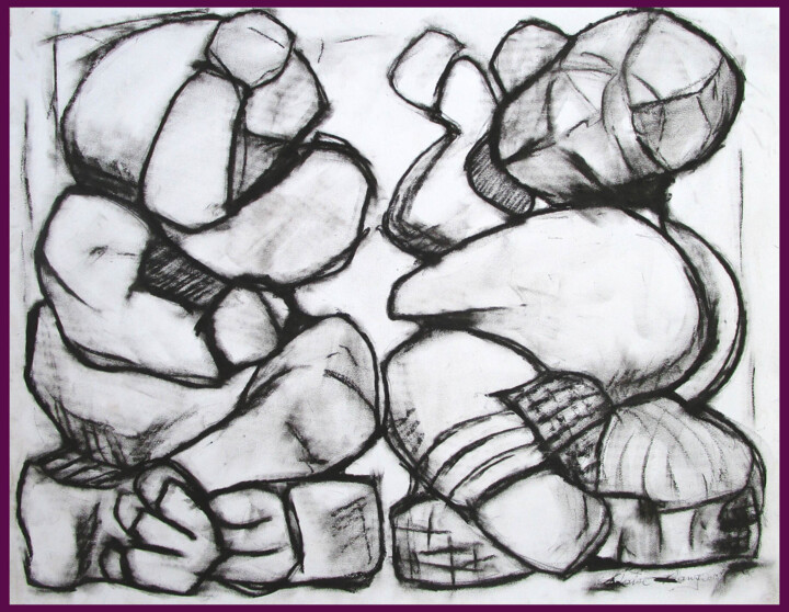 Conversation Rysunek, 19,7x25,6 in