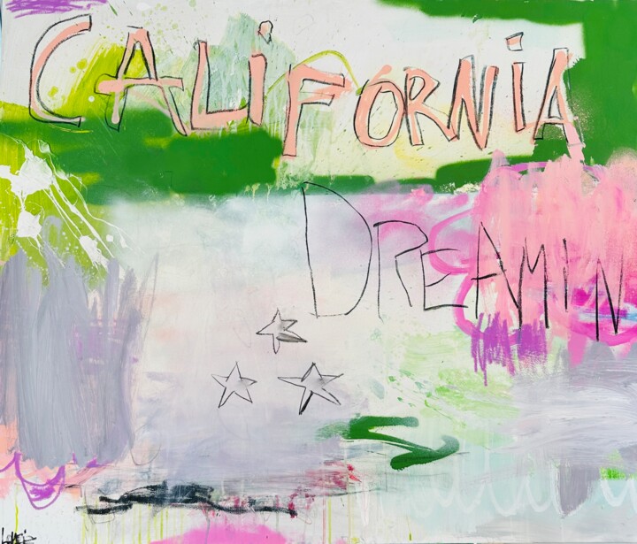 California dreamin' 绘画, 39.4x47.2 in