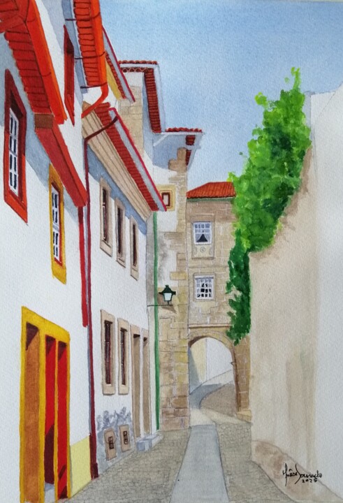 Recanto em Coimbra Painting, 11.4x8.3 in