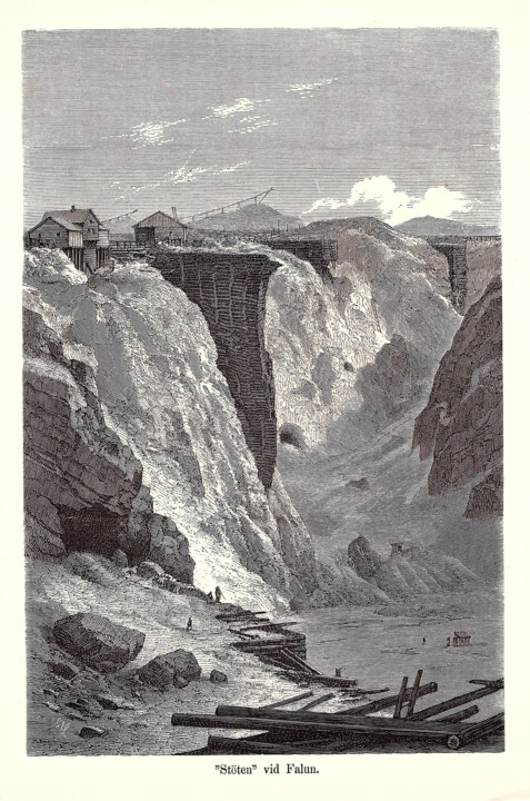 Copper Mine in Falun 印花与版画