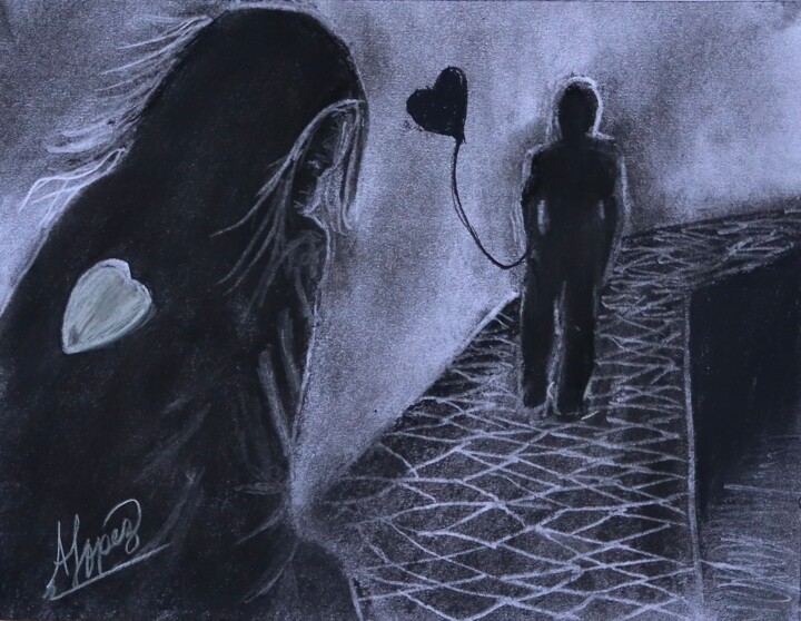 Heartless Рисунок, 12x16 in