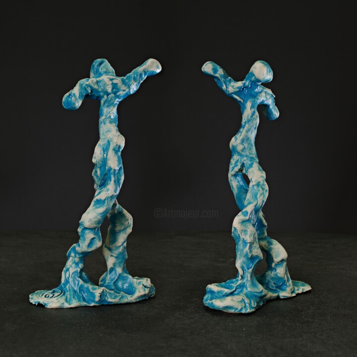 Sculpture titled "EUPHORIA" by Prof. Andreas Loeschner-Gornau, Original Artwork, Stone