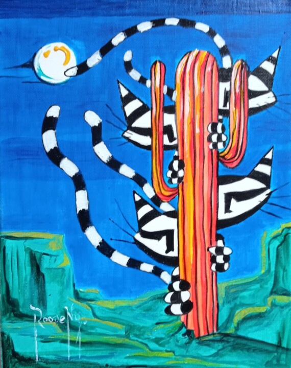 Painting titled "Série Chalton" by Jsroosenys, Original Artwork, Acrylic Mounted on Wood Stretcher frame