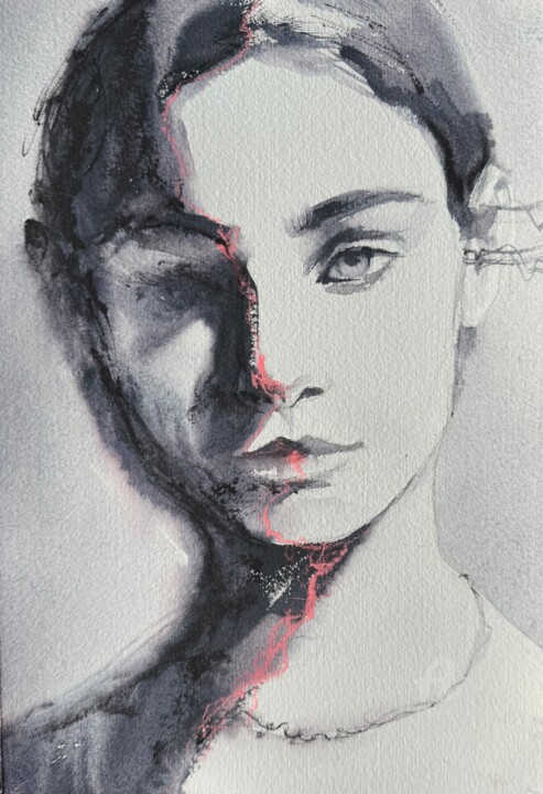 图画,  11.7x8.3 in 