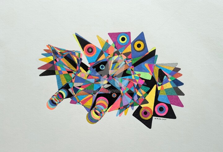 Dalla Preistoria al Futuro ( 2025 ) 图画, 19.7x27.6 in