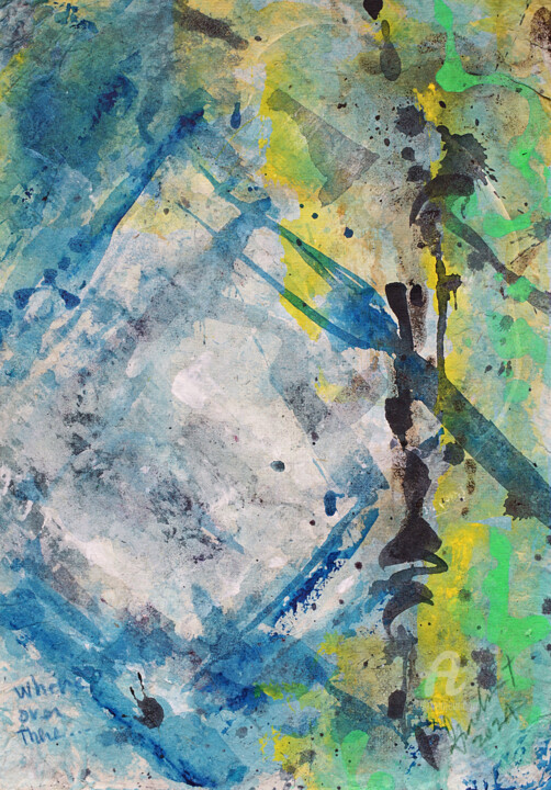 Schilderij getiteld "Where? Over there" door Gordonartist1, Origineel Kunstwerk, Acryl