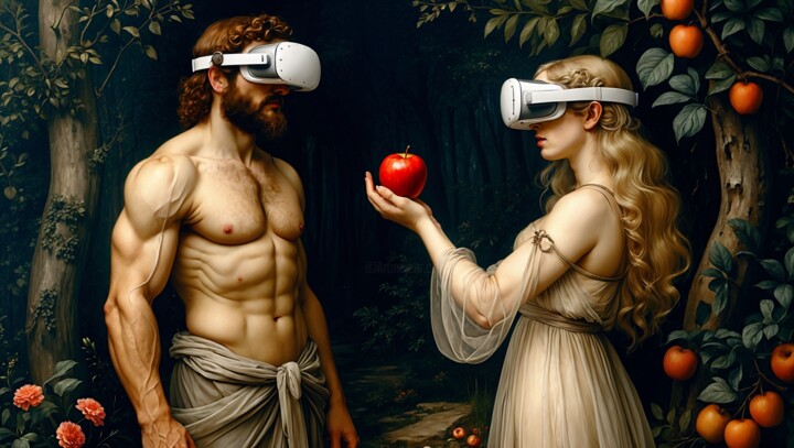 Il Peccato Virtuale Цифровое искусство, 22,1x39,4 in