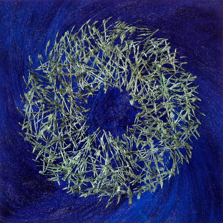 UNORDNUNG 142203/9243 Pittura, 19,7x19,7 in