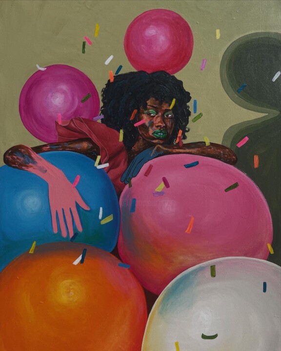 Big wins to bigger wins of the series (Grace To Grace). Pittura, 48x36 in