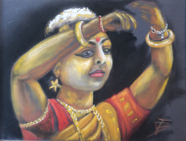 Danseuse indienne Disegno, 11,8x15,8 in