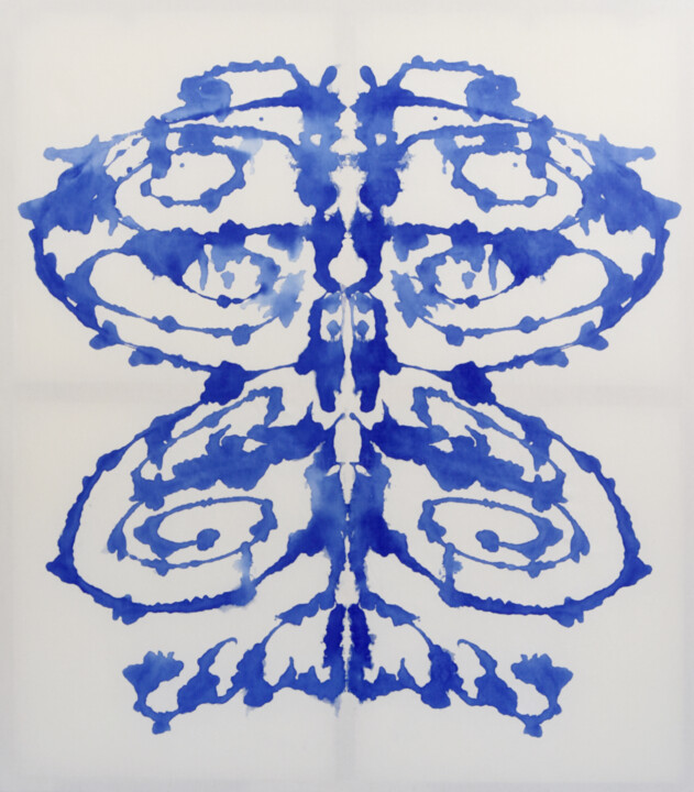 Blue Mirroring #3 Картина, 63x55,1 in