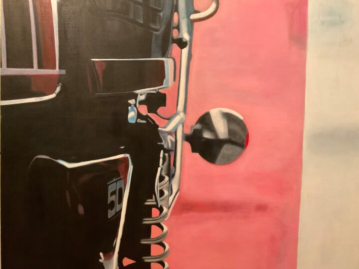 Yamaha RD 50 絵画, 31.9x39.4 in