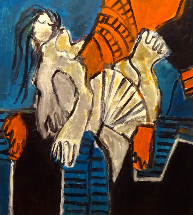 Composition 7091 绘画, 39.4x35.4 in