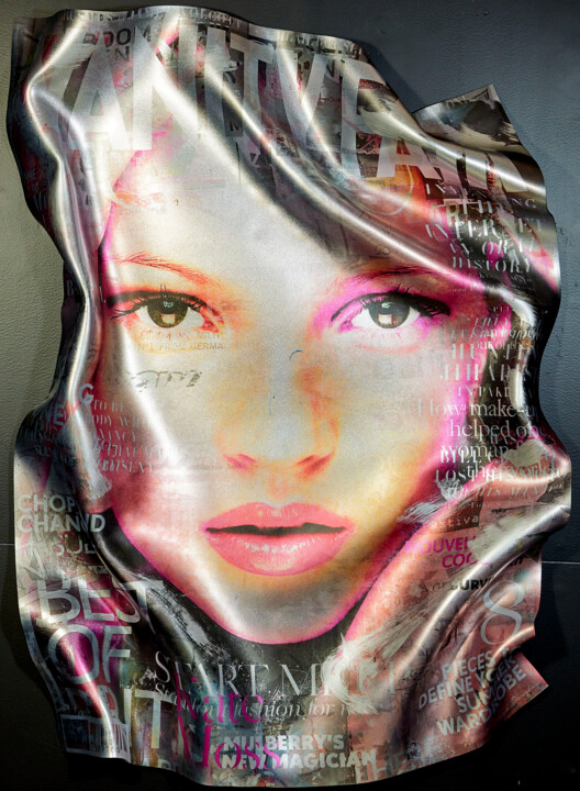 Kate Moss Vanityfair Pittura, 51,2x35,4 in