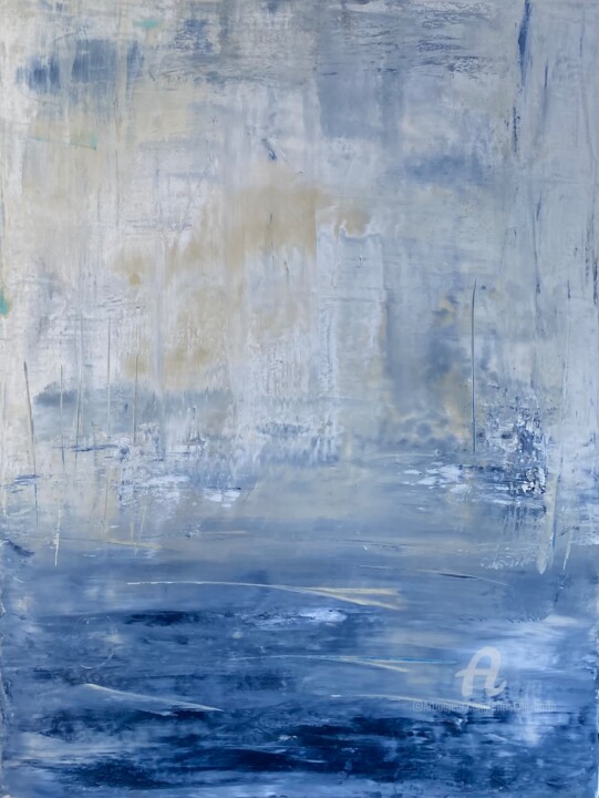 Rêverie bleue 2 绘画, 31.5x23.6 in