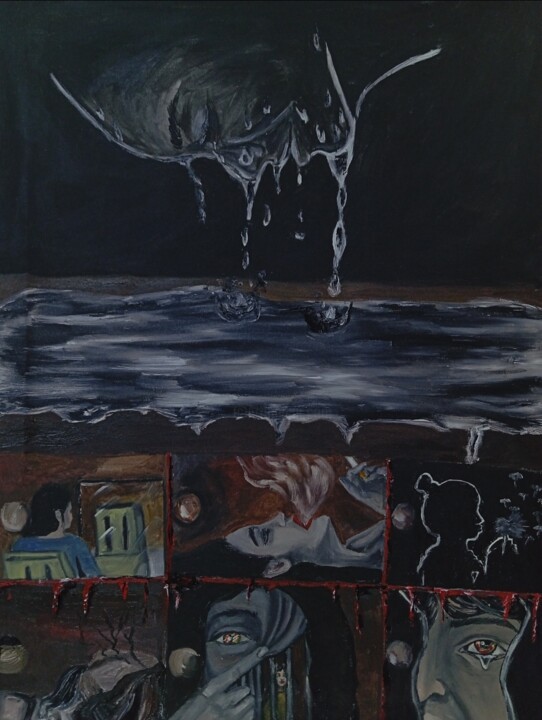 Yaradılış'ın gerçekleri 绘画, 31.5x23.6 in