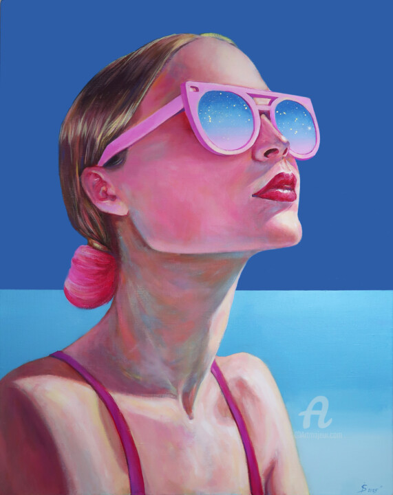 Light through a moment Schilderij, 31,5x39,4 in