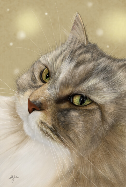 "流し目" başlıklı Dijital Sanat Rey tarafından, Orijinal sanat, Dijital Resim