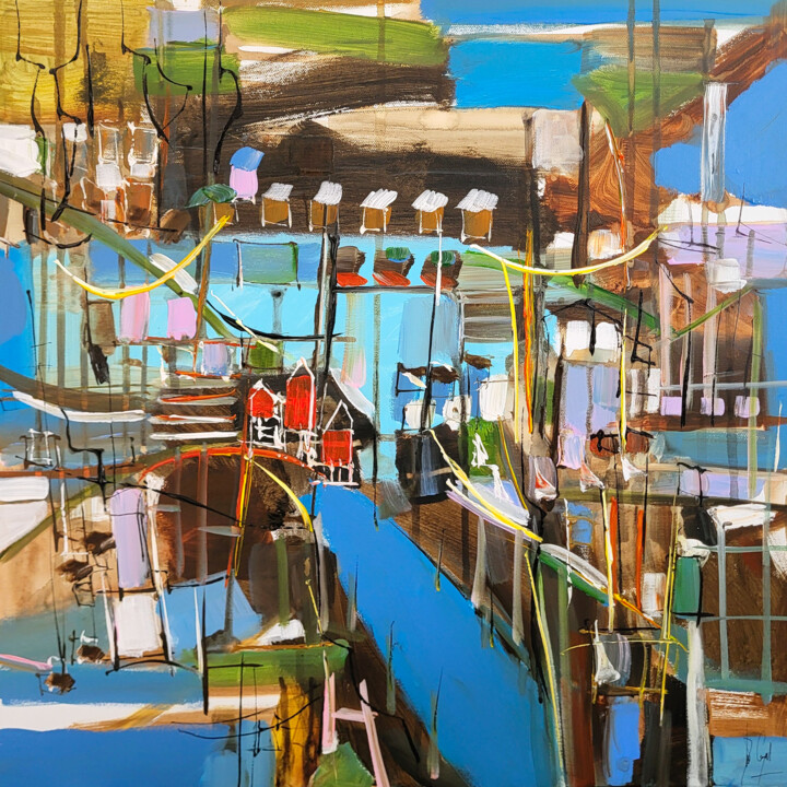 D'autres couloirs du temps 绘画, 19.7x19.7 in