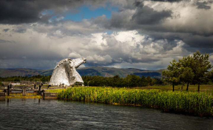 Photography titled "The Kelpies" by Duncan Bennett, Original Artwork, Digital Photography