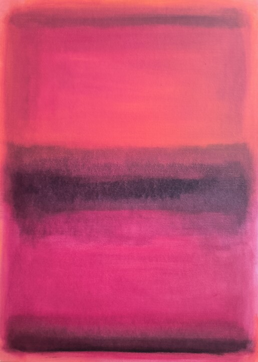 Into the red 绘画, 27.6x19.7 in