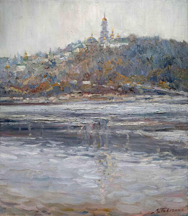 View of the Church Pittura, 20,9x18,1 in