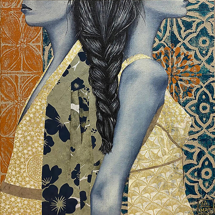 绘画,  19.7x19.7 in 