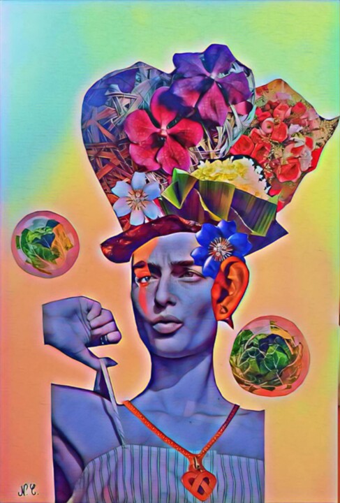 拼贴,  16.5x11.7 in 