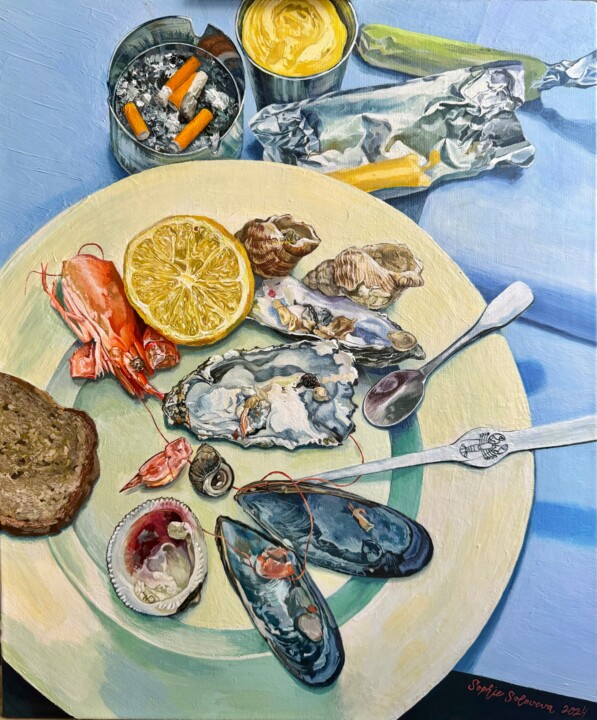 Fruits de mer 绘画, 23.6x19.7 in