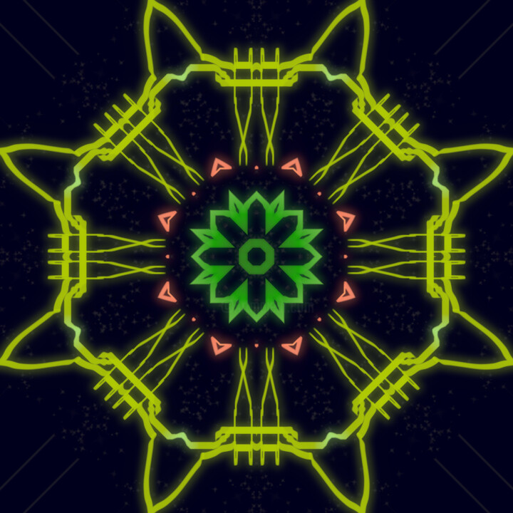 Mandala o Divino fala com você 数字艺术