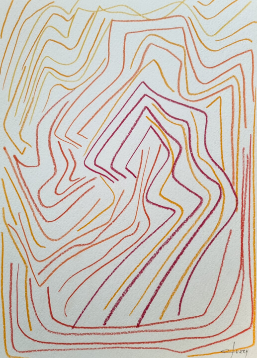 图画,  13.8x9.8 in 